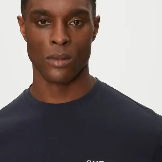 Guess Men’s 3-Pack T-Shirts – Smart Blue, 100% Organic Cotton