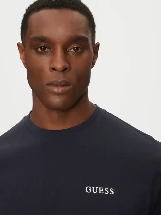 Guess Men’s 3-Pack T-Shirts – Smart Blue, 100% Organic Cotton