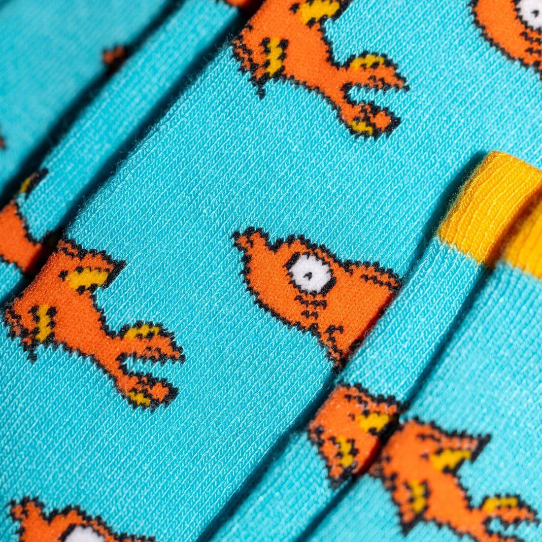 Swole Panda Guppy Fish Bamboo Socks - UK ( 7-11 )