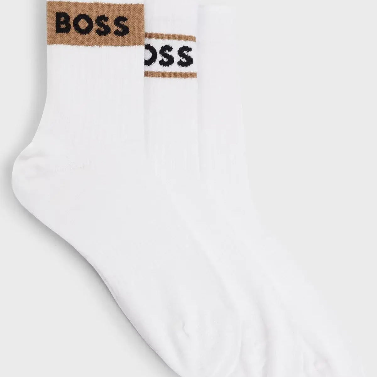 Boss 3 Pack Cotton Socks Gift Box -White