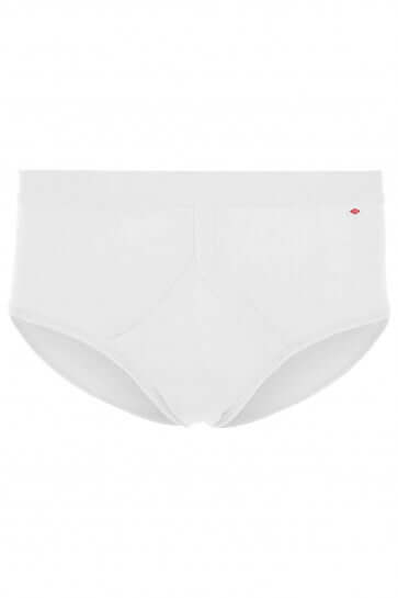 HJ Hall 3 Pack Pure Cotton Fly-Fronts Briefs - White
