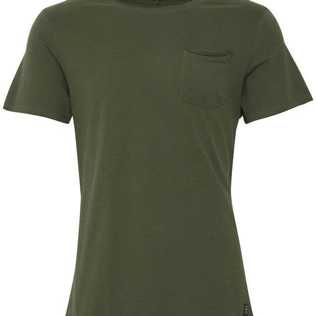 Blend BHNoel T-Shirts with Chest Pocket - 100% Cotton Jersey