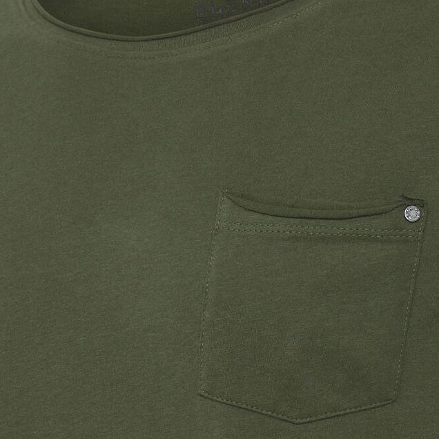 Blend BHNoel T-Shirts with Chest Pocket - 100% Cotton Jersey