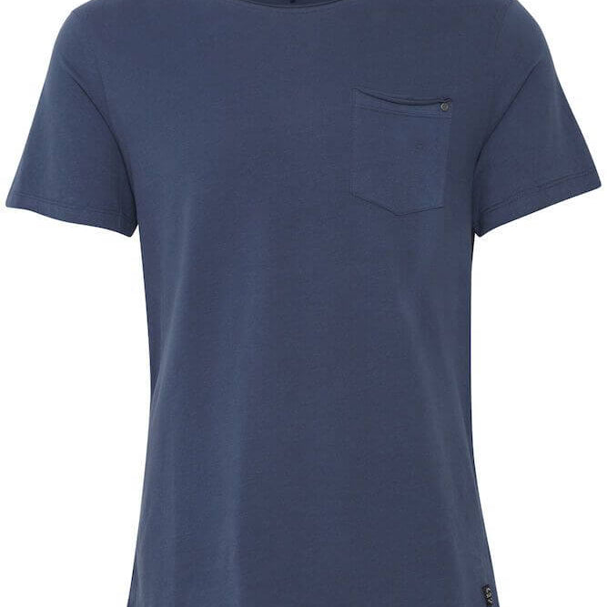 Blend BHNoel T-Shirts with Chest Pocket - 100% Cotton Jersey