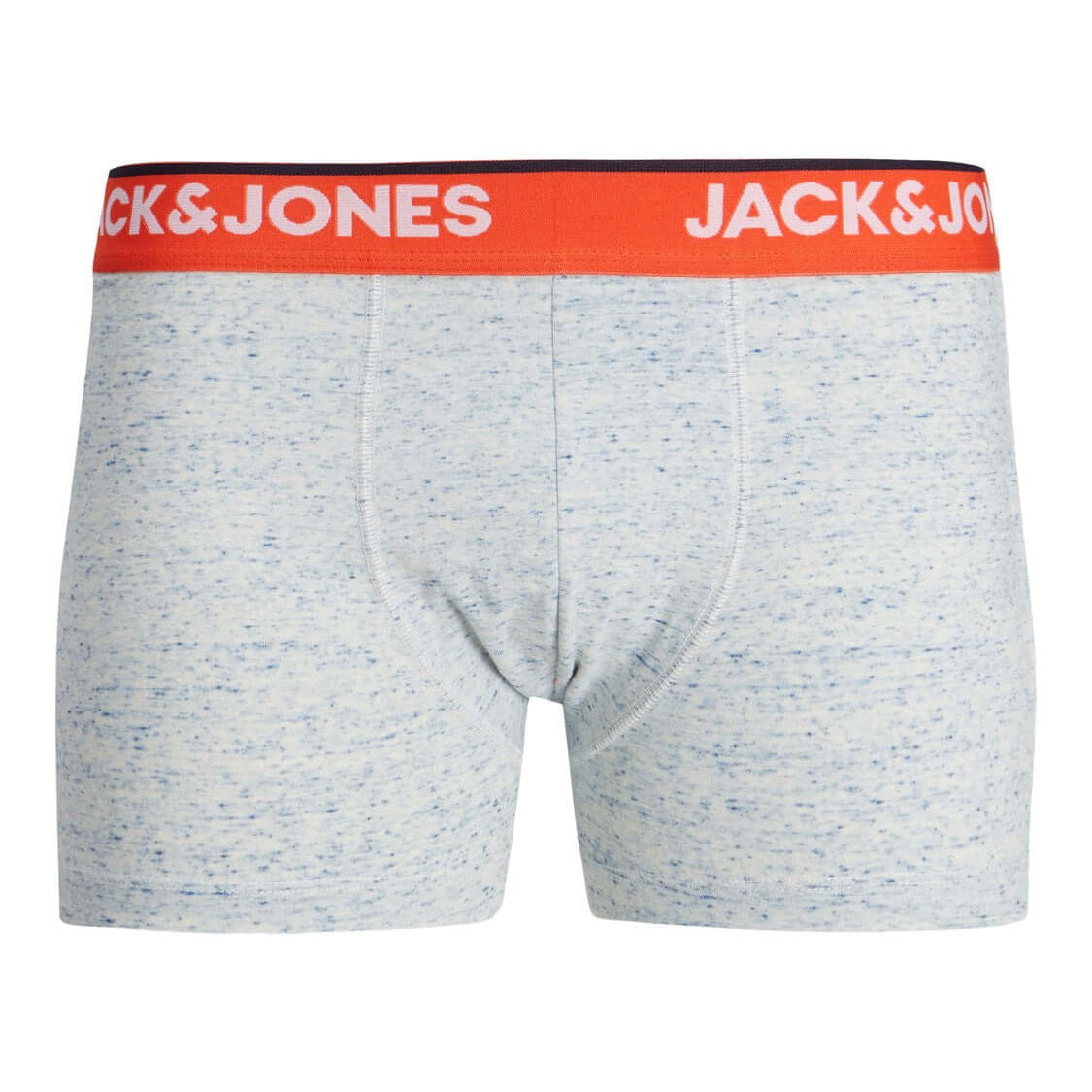 Jack & Jones Jacdave Trunks 3 Pack Cotton Stretch Boxers - Navy/Grey/Stripes