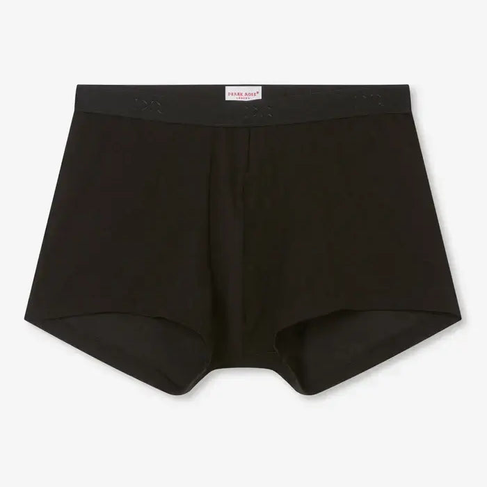 Derek Rose Men's Jack Pima Cotton Stretch Hipster / Boxer Briefs - Black