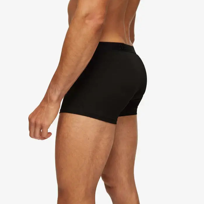 Derek Rose Men's Jack Pima Cotton Stretch Hipster / Boxer Briefs - Black