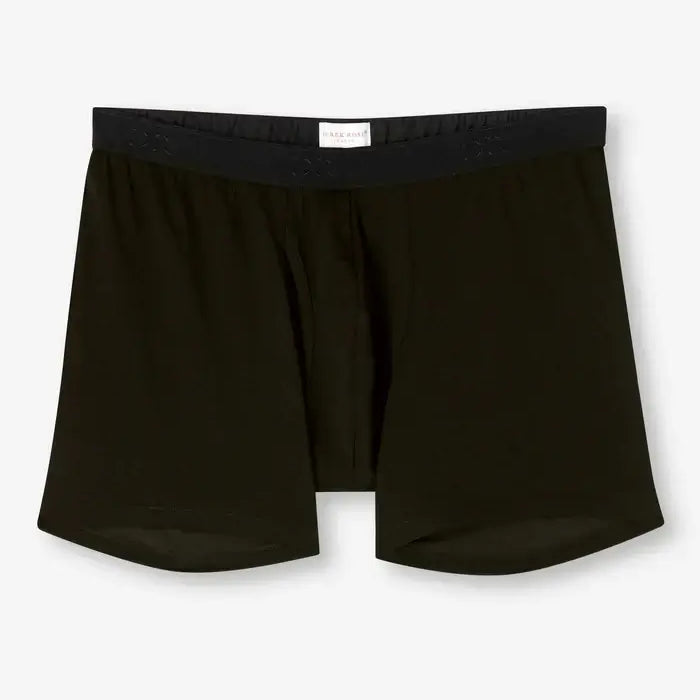 Derek Rose Men's Jack Trunks Pima Cotton Stretch -Black