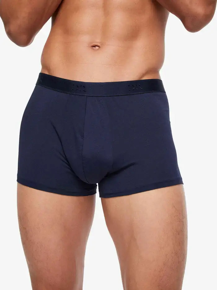 Derek Rose Men's Jack Pima Cotton Stretch Hipster / Boxer Briefs - Navy