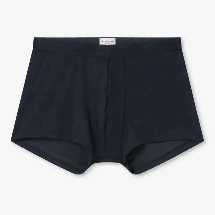 Derek Rose Men's Jack Pima Cotton Stretch Hipster / Boxer Briefs - Navy