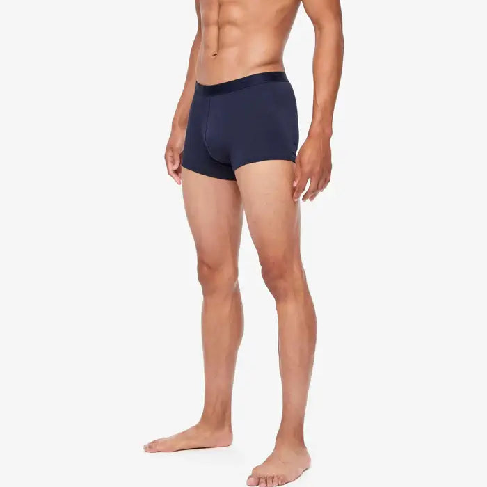 Derek Rose Men's Jack Pima Cotton Stretch Hipster / Boxer Briefs - Navy