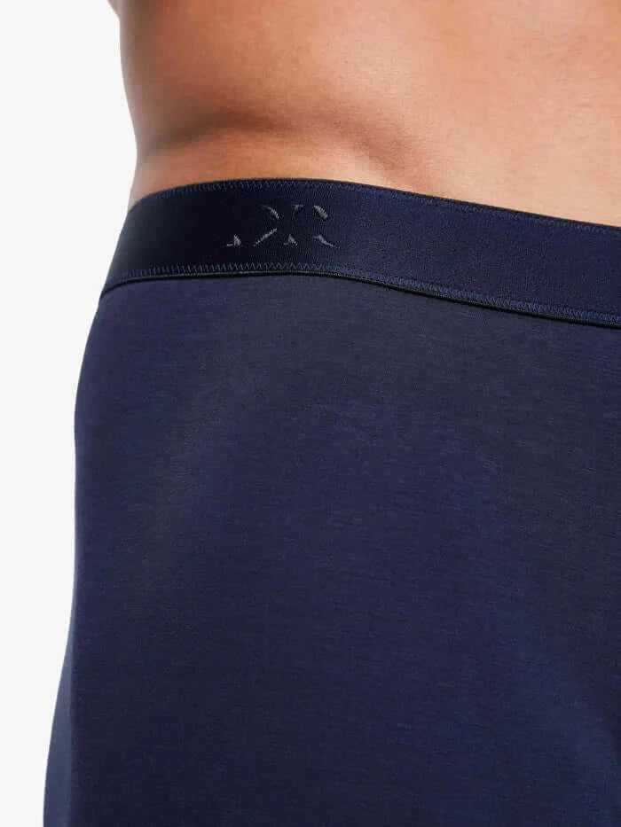 Derek Rose Men's Jack Pima Cotton Stretch Hipster / Boxer Briefs - Navy