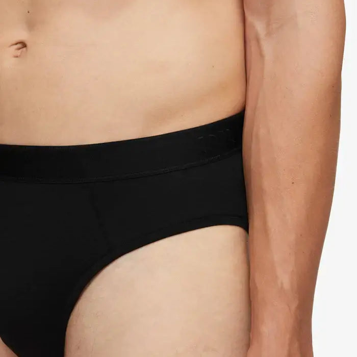 Derek Rose Men's Jack Briefs Pima Cotton Stretch -Black