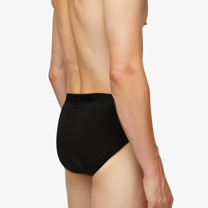 Derek Rose Men's Jack Briefs Pima Cotton Stretch -Black