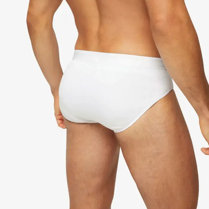 Derek Rose Men's Jack Briefs Pima Cotton Stretch -White