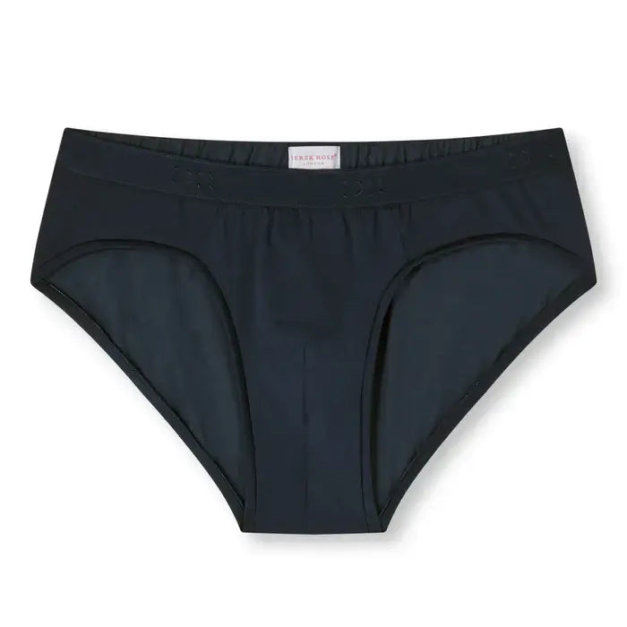 Derek Rose Men's Jack Briefs Pima Cotton Stretch - Navy