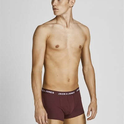 Jack & Jones 5-Pack Cotton Stretch Trunks | Multi-Colour Men’s Underwear