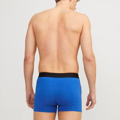 Jack & Jones Jaclucas Bamboo 3 Pack Trunks - Red/Blue/Green