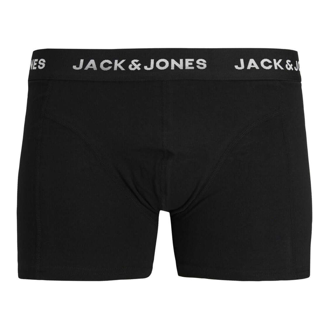 Jack & Jones 5-Pack Cotton Stretch Trunks | Black/Navy/Port Royale – Gift Box