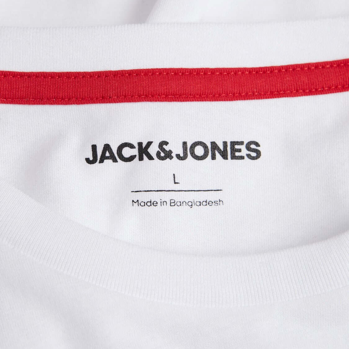 Jack & Jones 1 Pack JJLOOF Crew Neck 100% Cotton T-Shirt