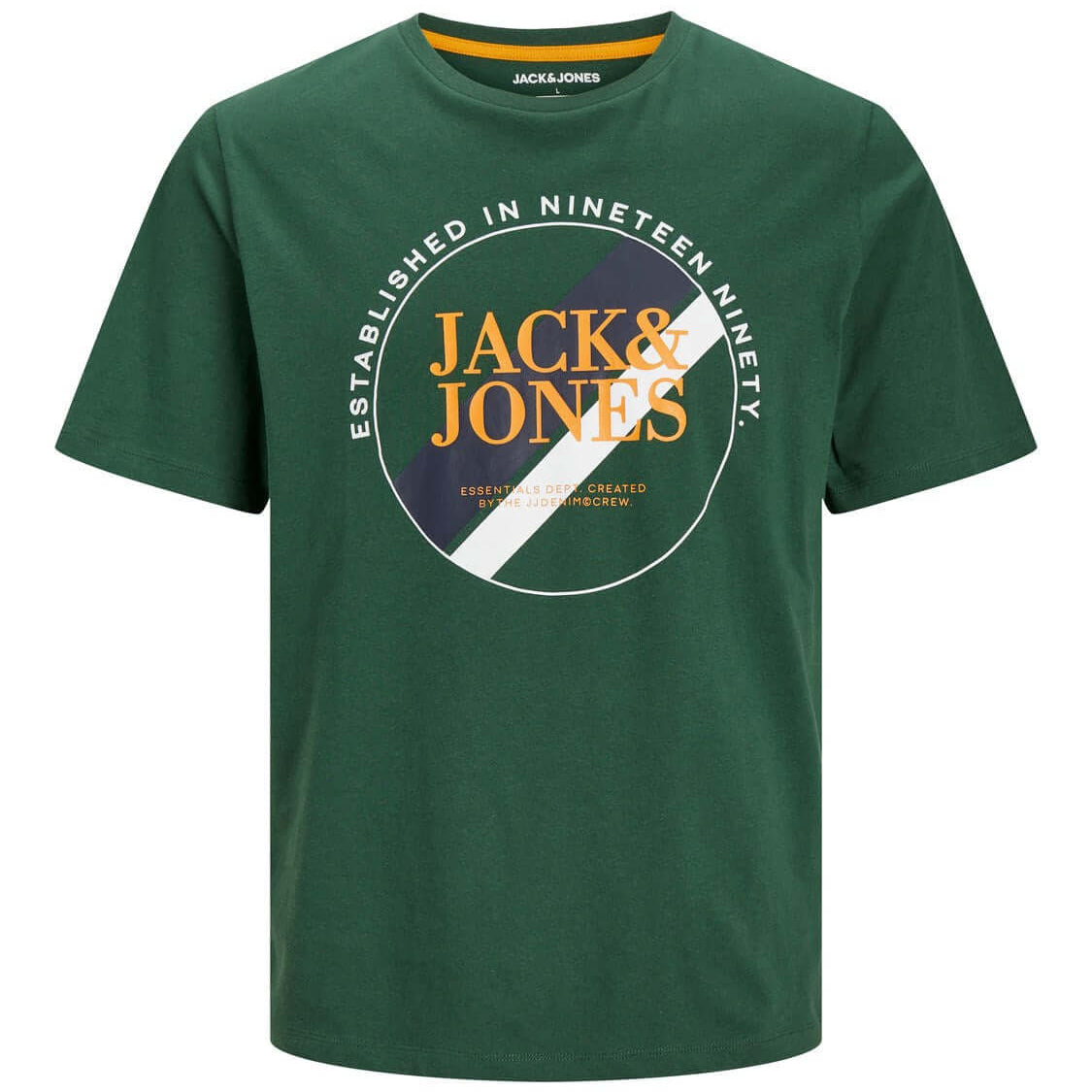 Jack & Jones 1 Pack JJLOOF Crew Neck 100% Cotton T-Shirt