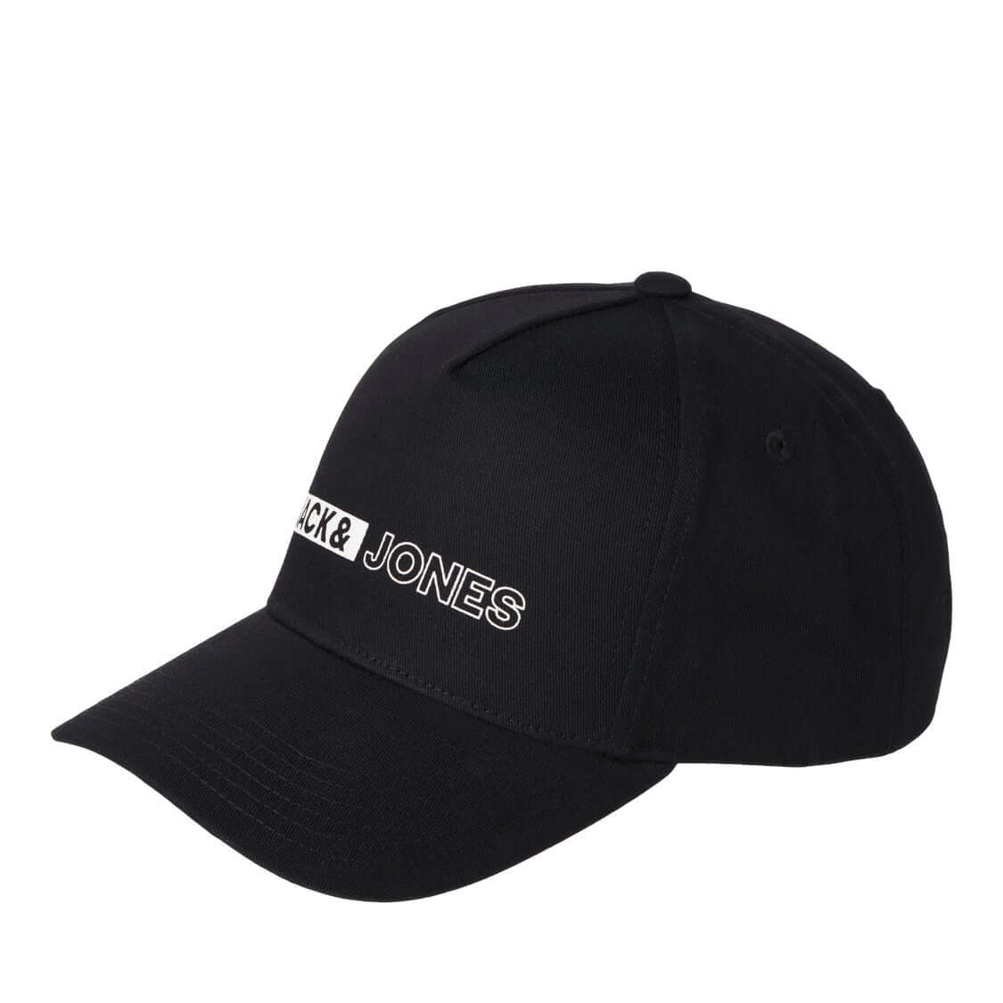 Jack & Jones Jacdna Black Baseball Cap - 100% Cotton