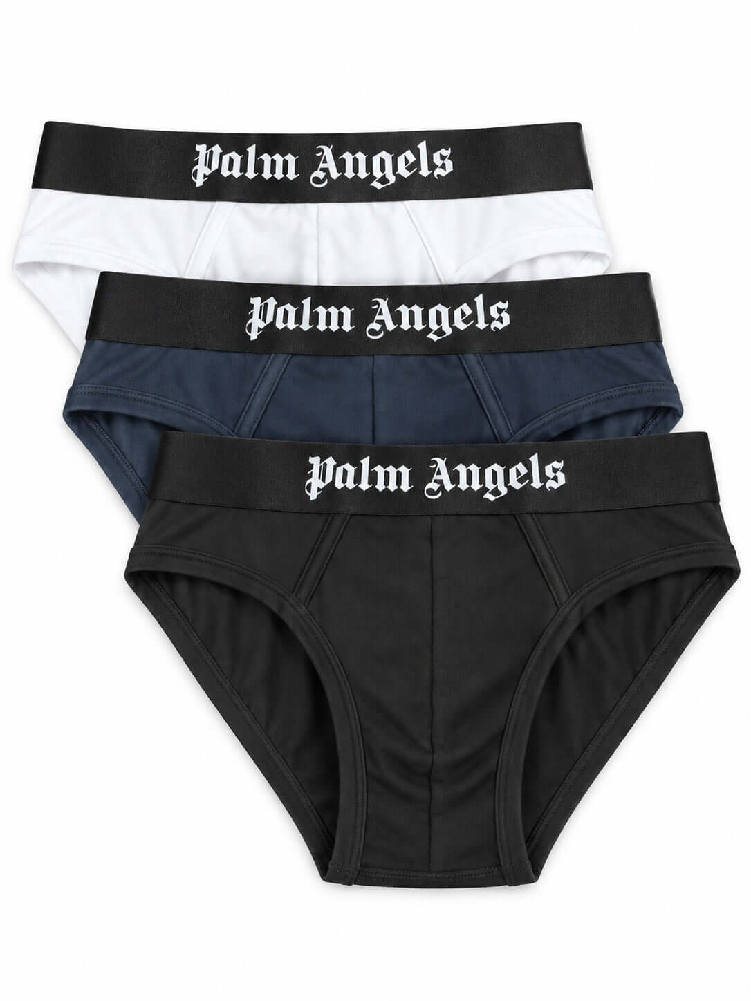 Palm Angels Premium Cotton Stretch Briefs 3 Pack