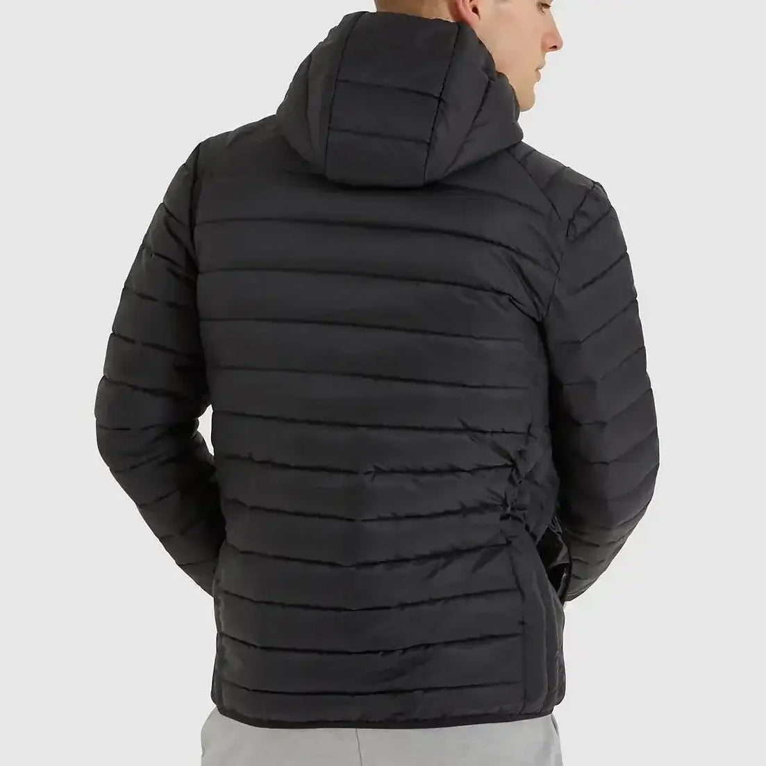Ellesse Men's Lombardy Padded Jacket - Anthracite / Black