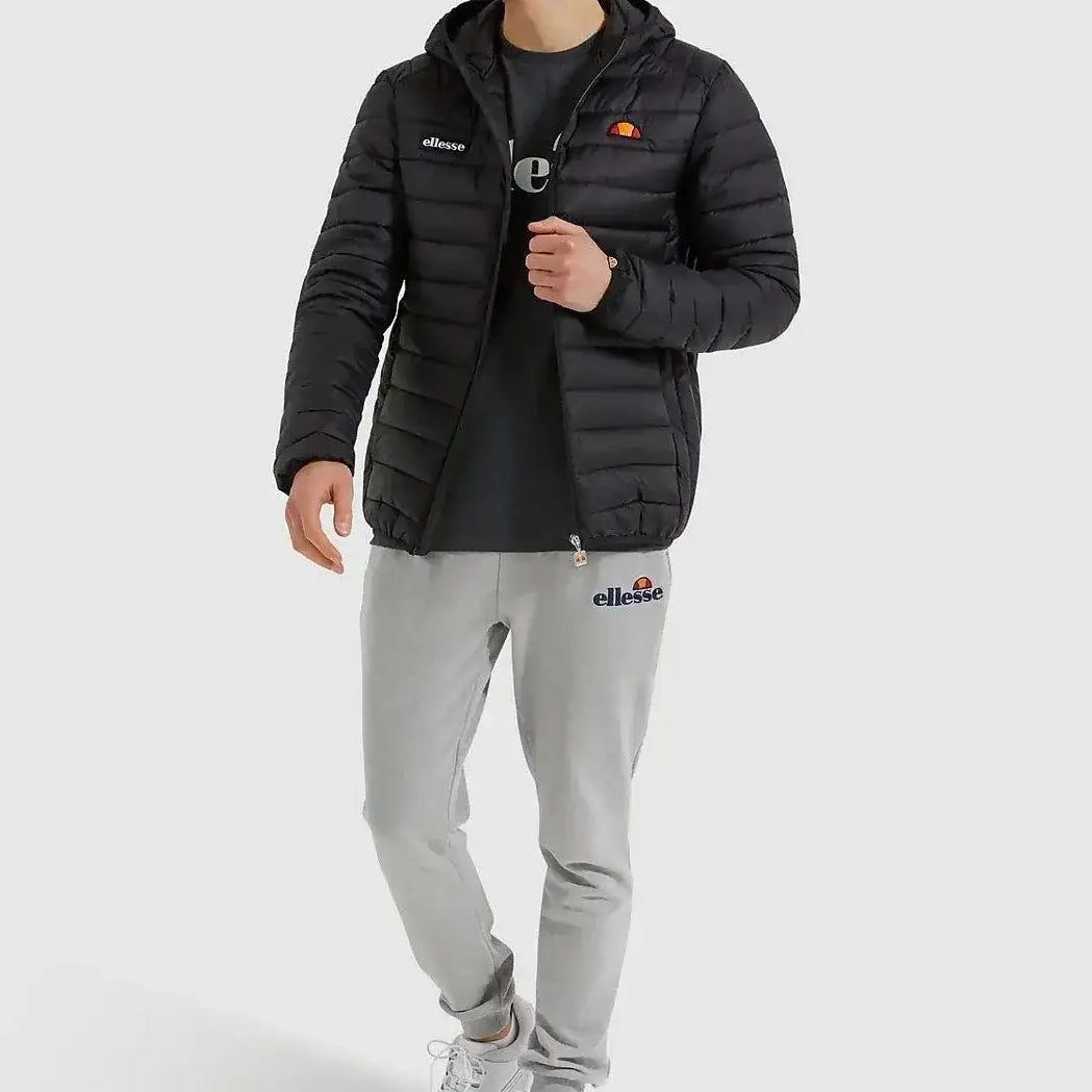 Ellesse Men's Lombardy Padded Jacket - Anthracite / Black