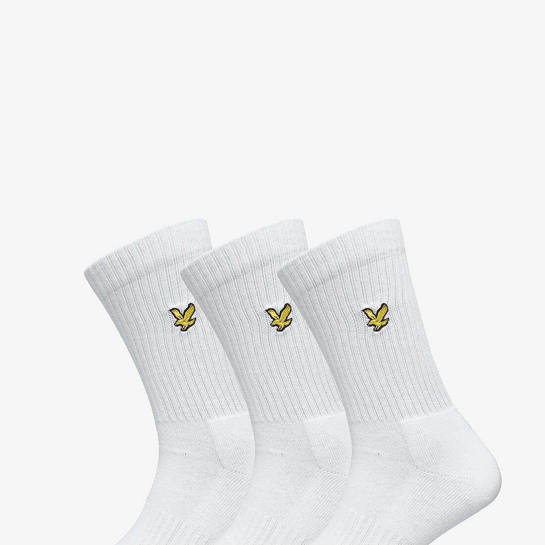 Lyle & Scott 3 Pack Hamilton Sport Socks - White