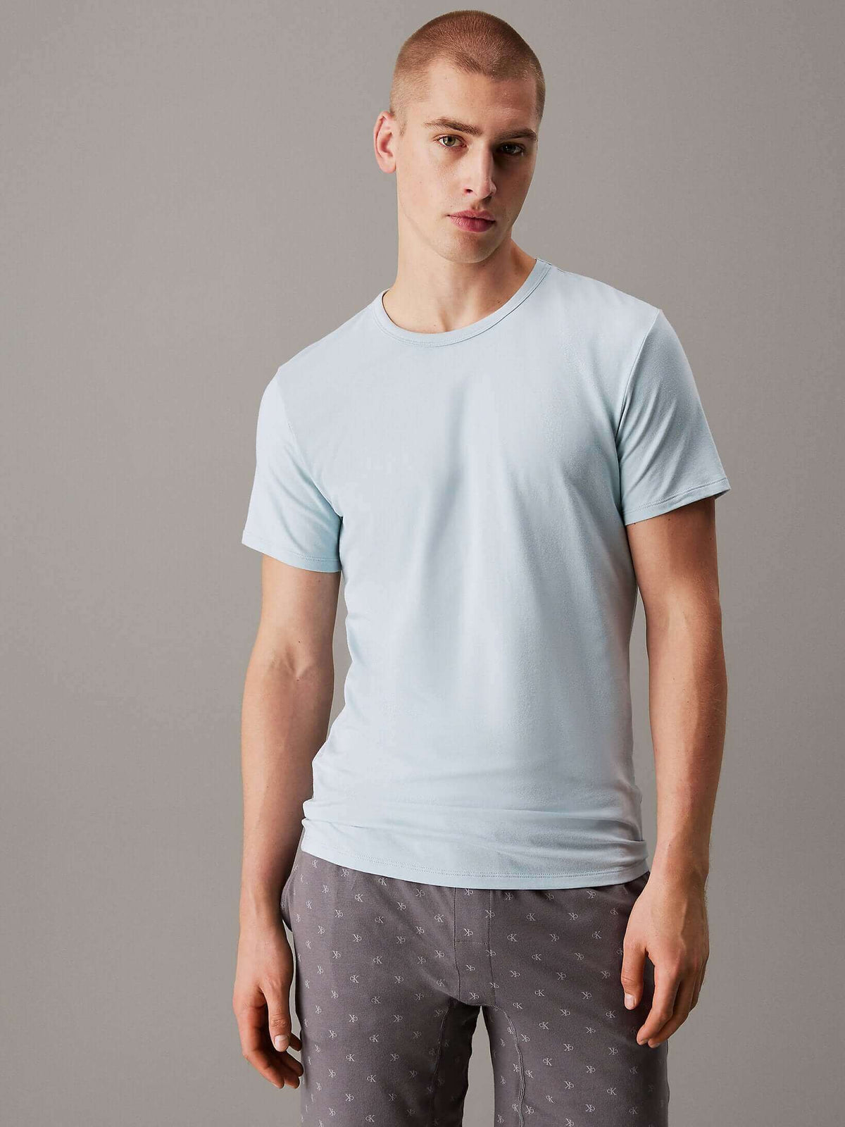 Calvin Klein 3 Pack Slim Fit T-Shirts | Cotton Stretch Crew Neck Essentials