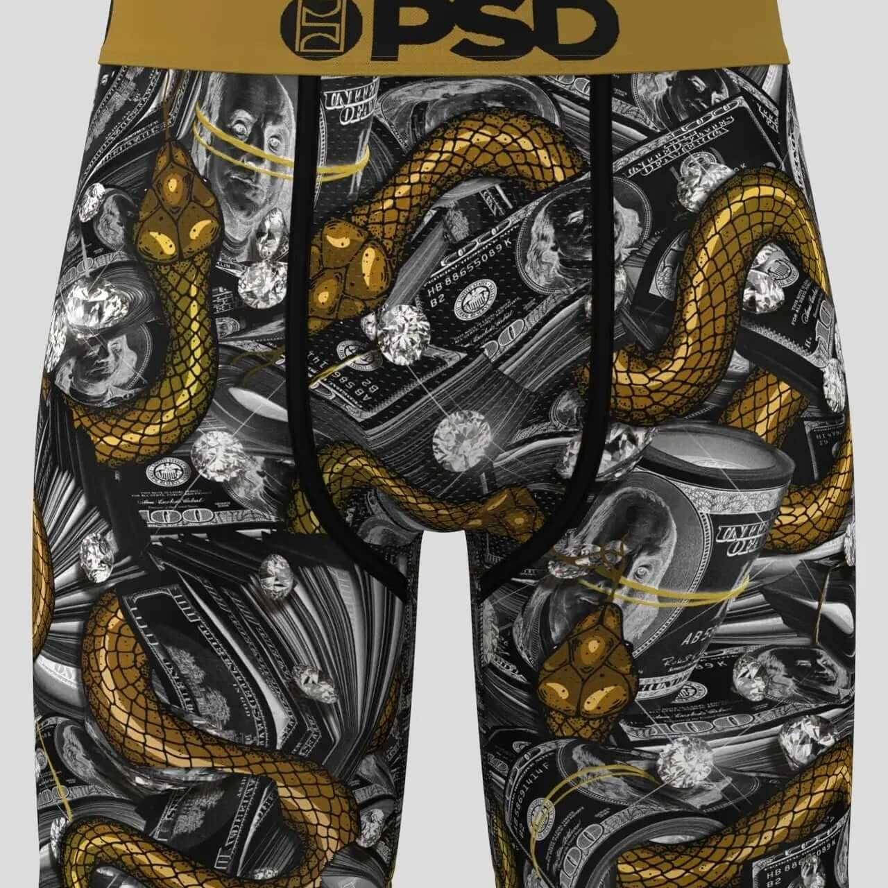 PSD Men's Paisley 7" Boxer Briefs - Mamba Money