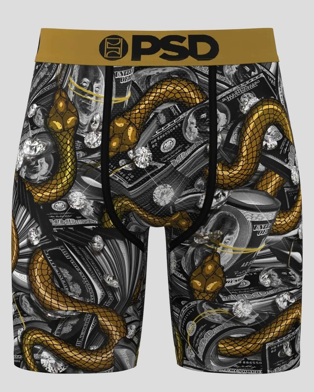 PSD Men's Paisley 7" Boxer Briefs - Mamba Money