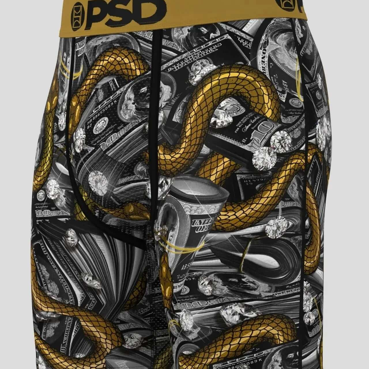 PSD Men's Paisley 7" Boxer Briefs - Mamba Money