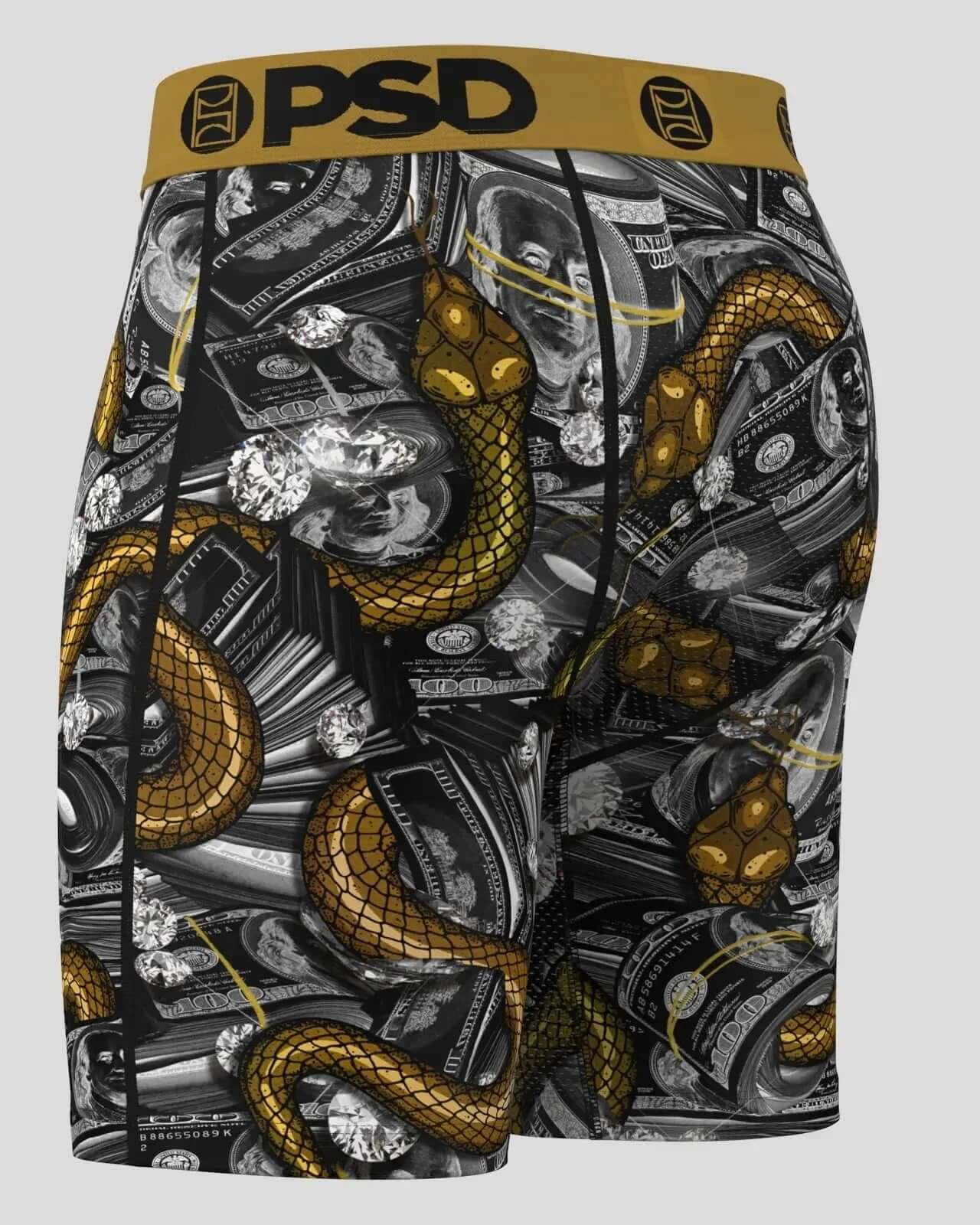 PSD Men's Paisley 7" Boxer Briefs - Mamba Money