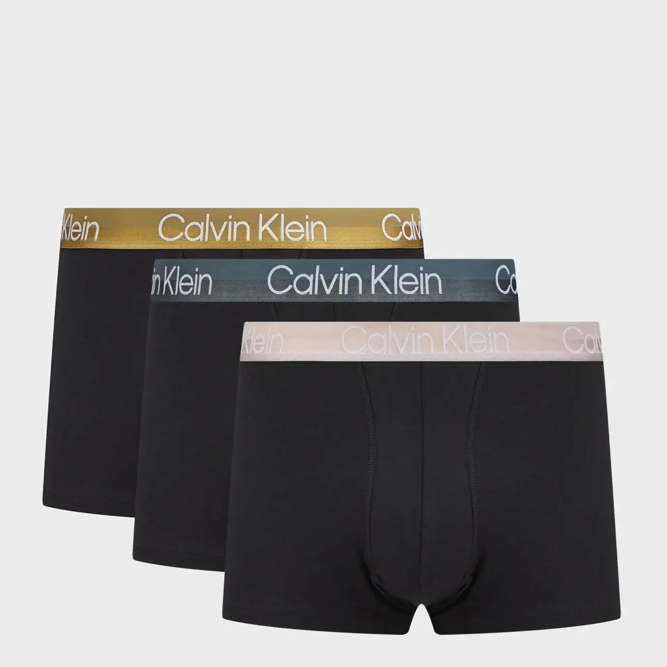 Calvin Klein 3 Pack Modern Structure Trunk - Black - Multi