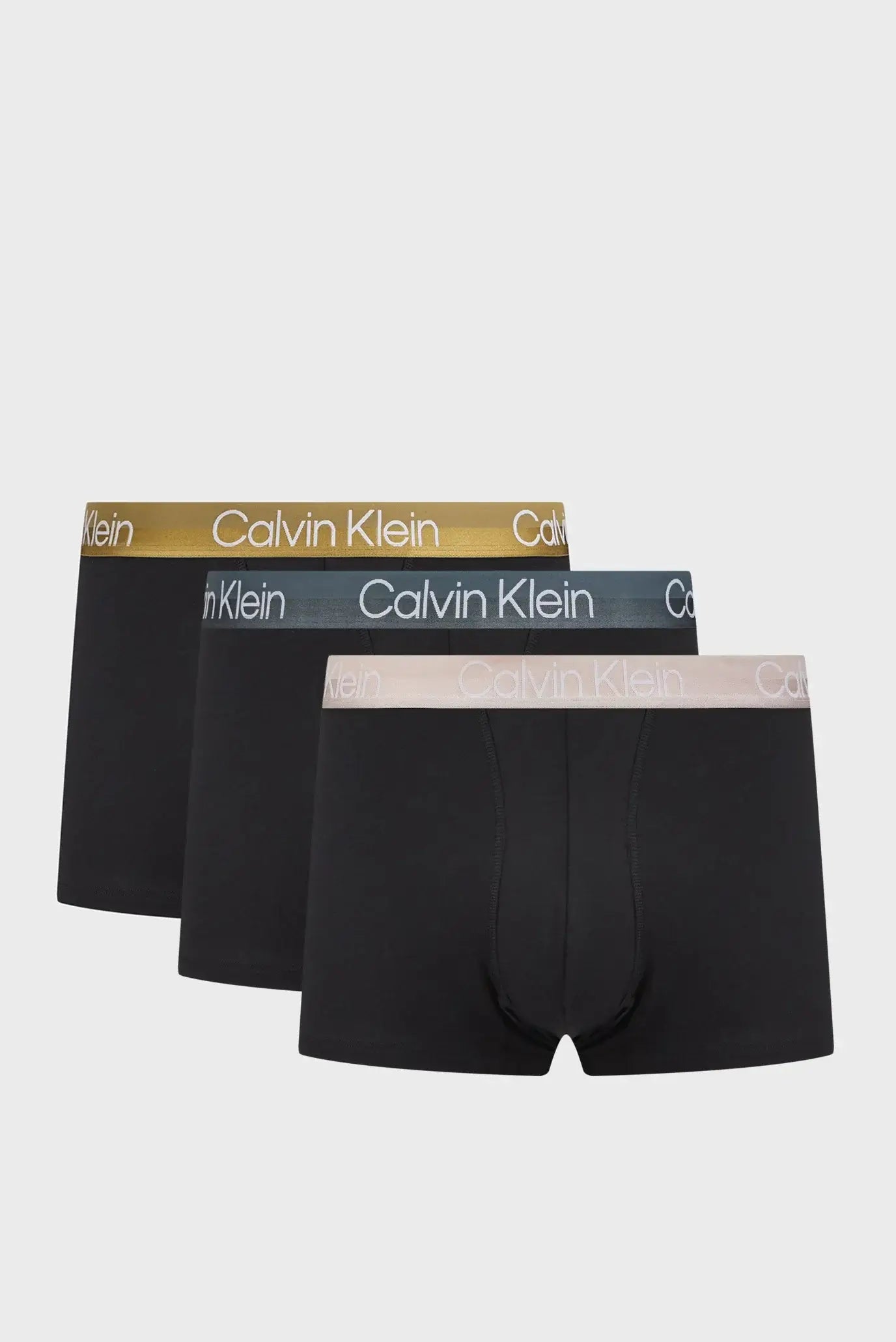 Calvin Klein 3 Pack Modern Structure Trunk - Black - Multi