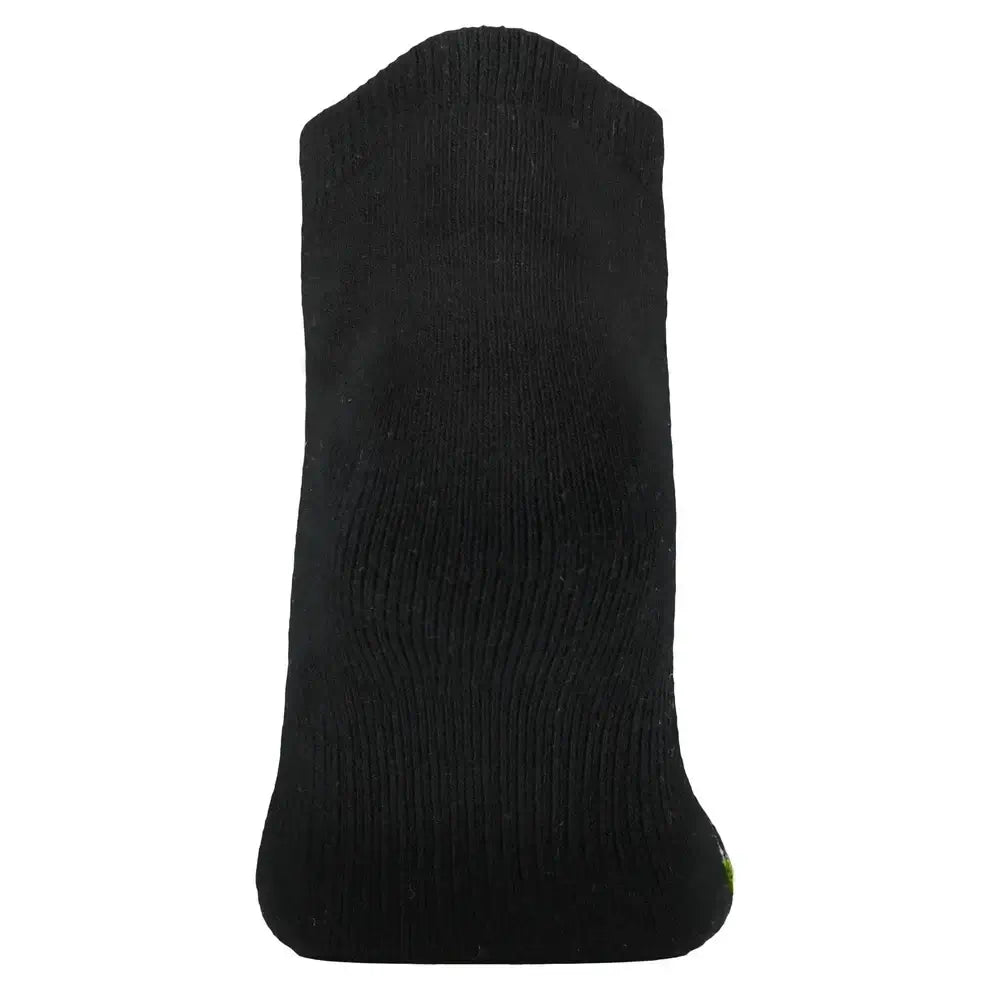 Crossfly Original Men's Low Cut Socks - Black back view