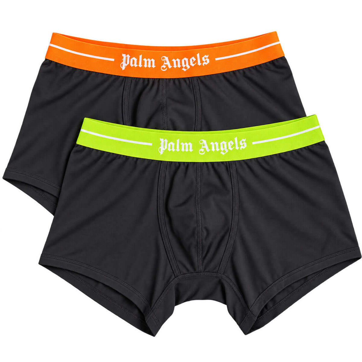 Palm Angels Core Logo 2 Pack Boxer Briefs - Black, Multi