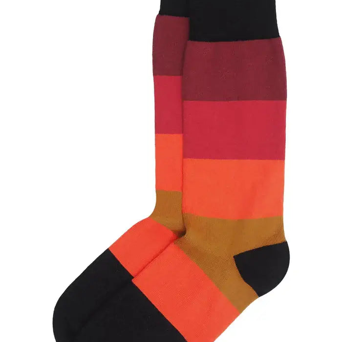Peper Harow Block Stripe Men's Luxury Socks - One Size ( UK 6-13 )