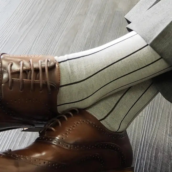 Peper Harow Pin Stripe Socks - One Size ( UK 6 - 13 )