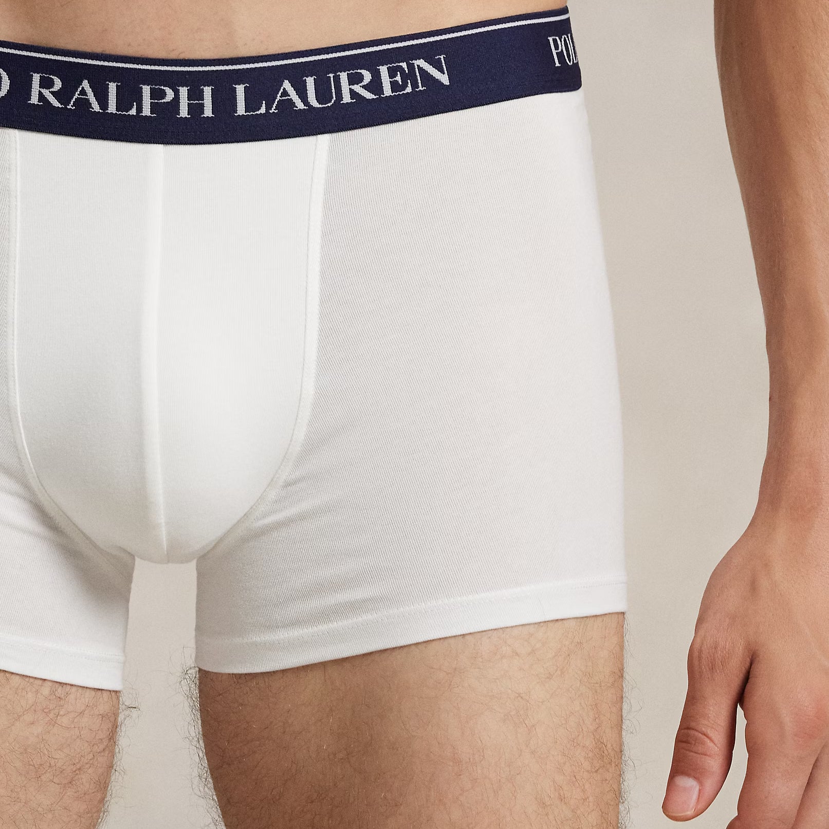 Polo Ralph Lauren Classic Stretch Cotton Trunks 3-Pack – Red AOP / White / Navy