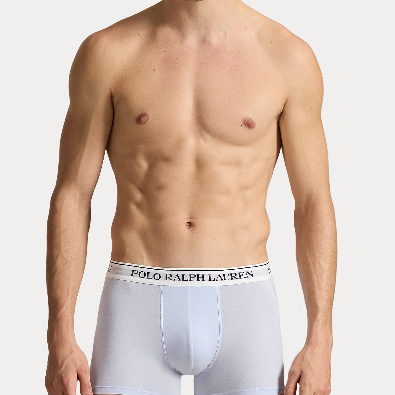 Polo Ralph Lauren Classic Stretch Cotton Trunks 3-Pack, Berry / Blue / Navy