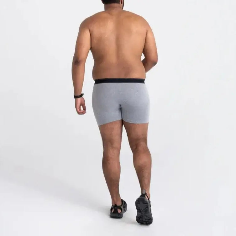 Saxx Underwear Daytripper 1 Pack Boxer Briefs - Grey Heather