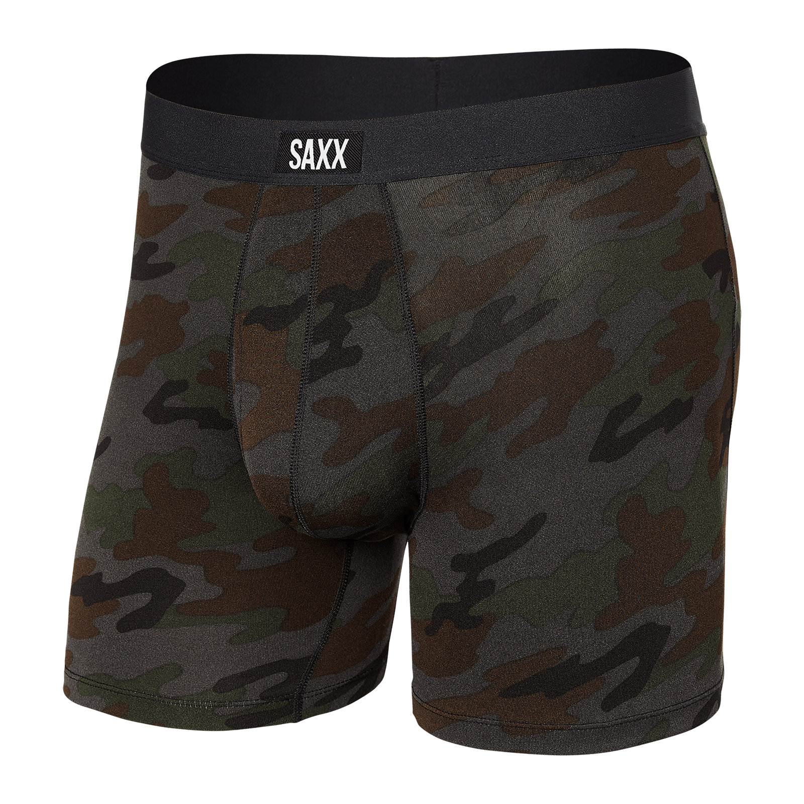 Saxx Comfort Stretch Daytripper 1 Pack Boxer Briefs, Black OPS Camo