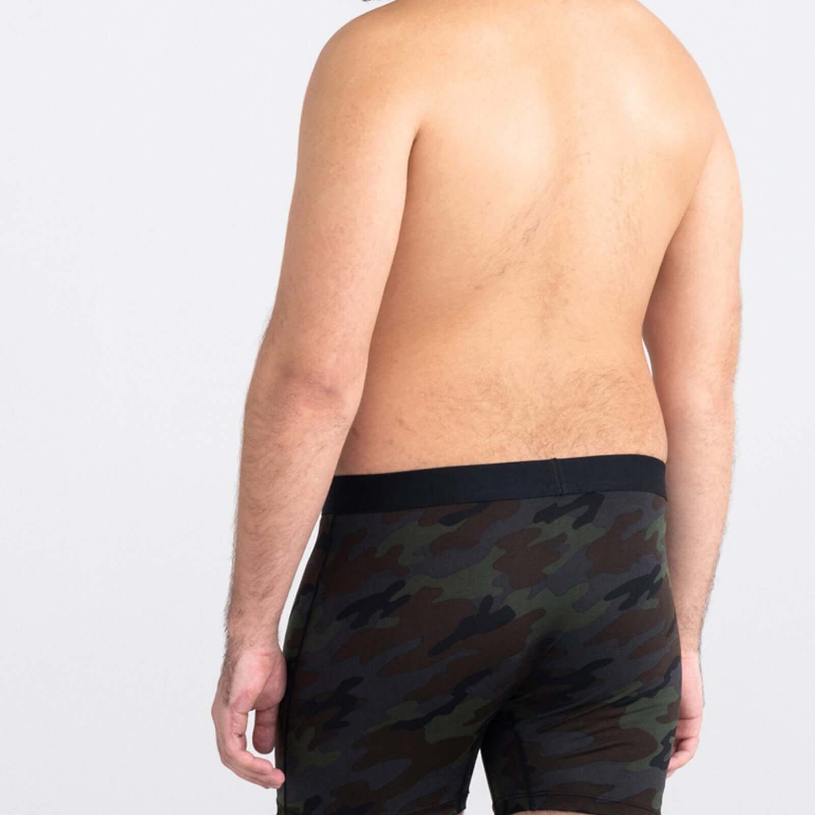Saxx Comfort Stretch Daytripper 1 Pack Boxer Briefs, Black OPS Camo