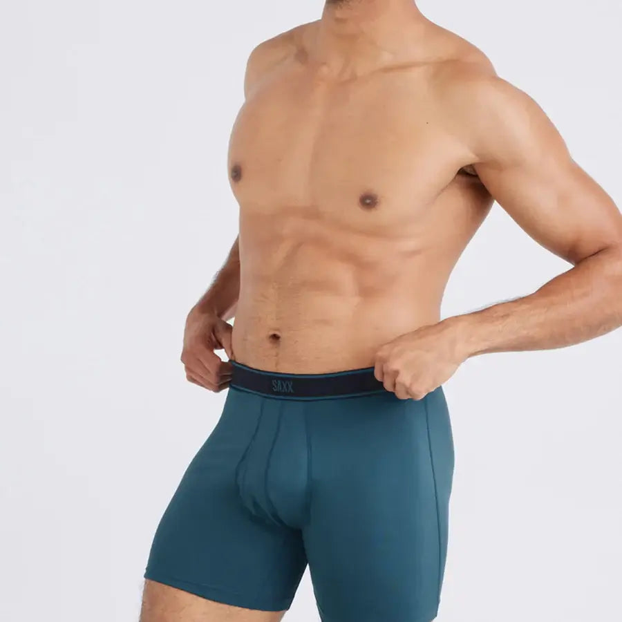 Saxx Underwear Daytripper 2 Pack Boxer Briefs - Storm / Black