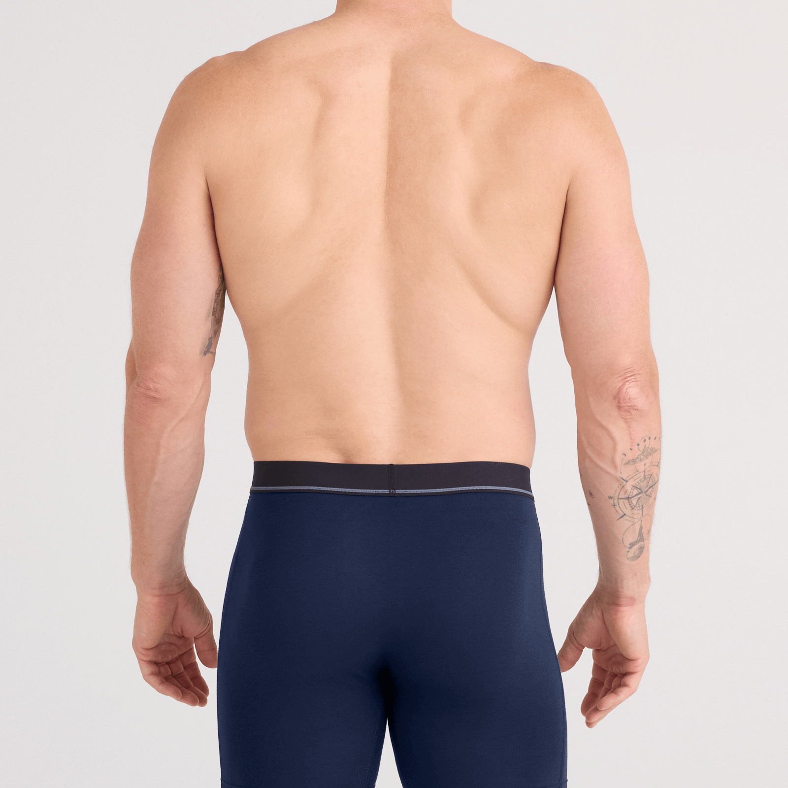 SAXX Essential Cotton Boxer Brief Fly 3-Pack – Black/Turbulence/Maritime