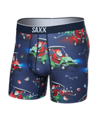 Saxx Underwear Volt Breathable Mesh Boxer Briefs - Open Sleigh-Navy