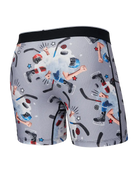 Saxx Underwear Volt Breathable Mesh Men's Boxer Briefs - Time Out Grey